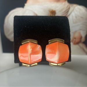 VALENTINO Vintage Coral Earrings